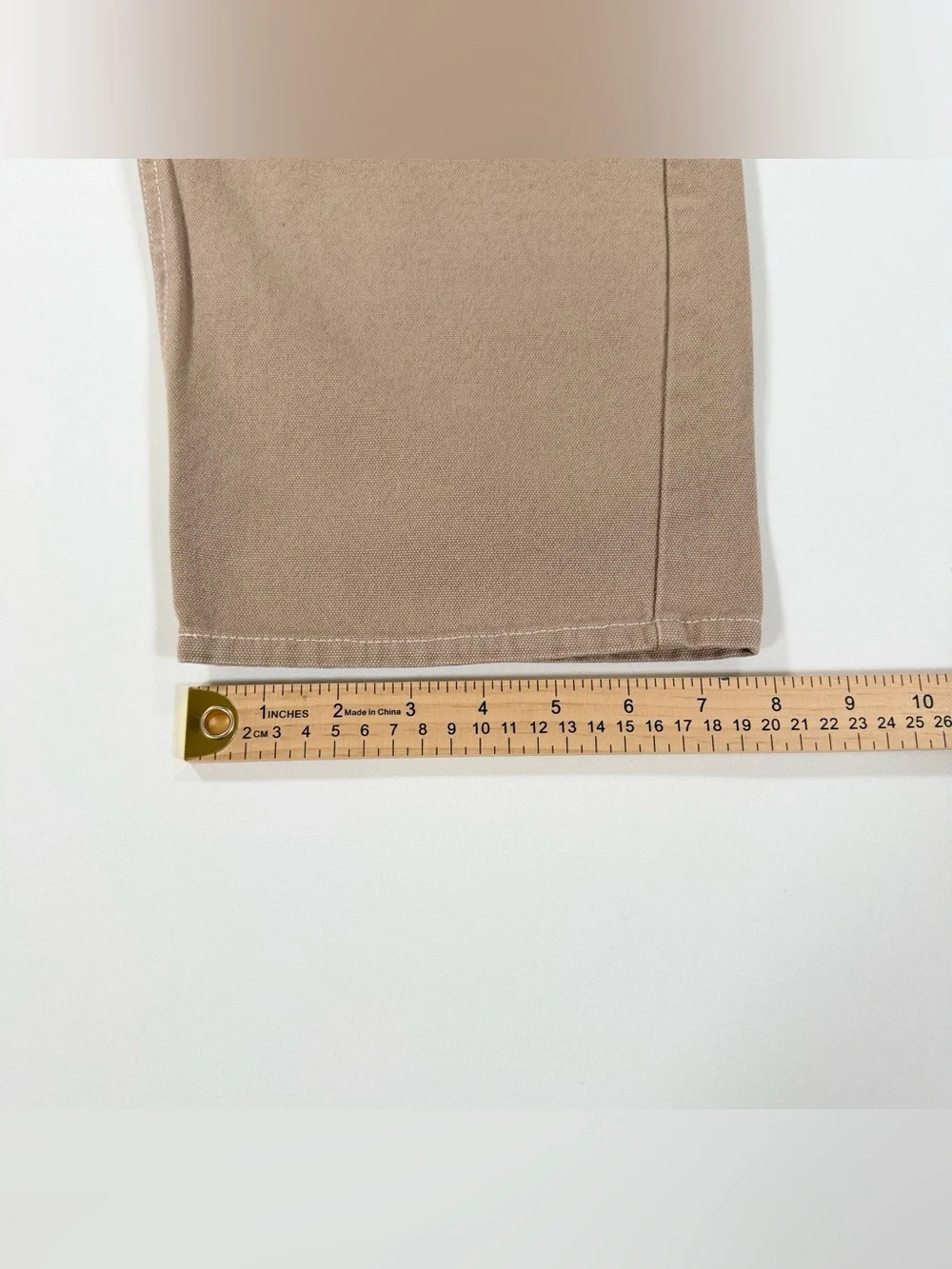 Empyre Khaki Double Knee Skateboarding Pants Size 30x26 Tan Baggy Work Carpenter